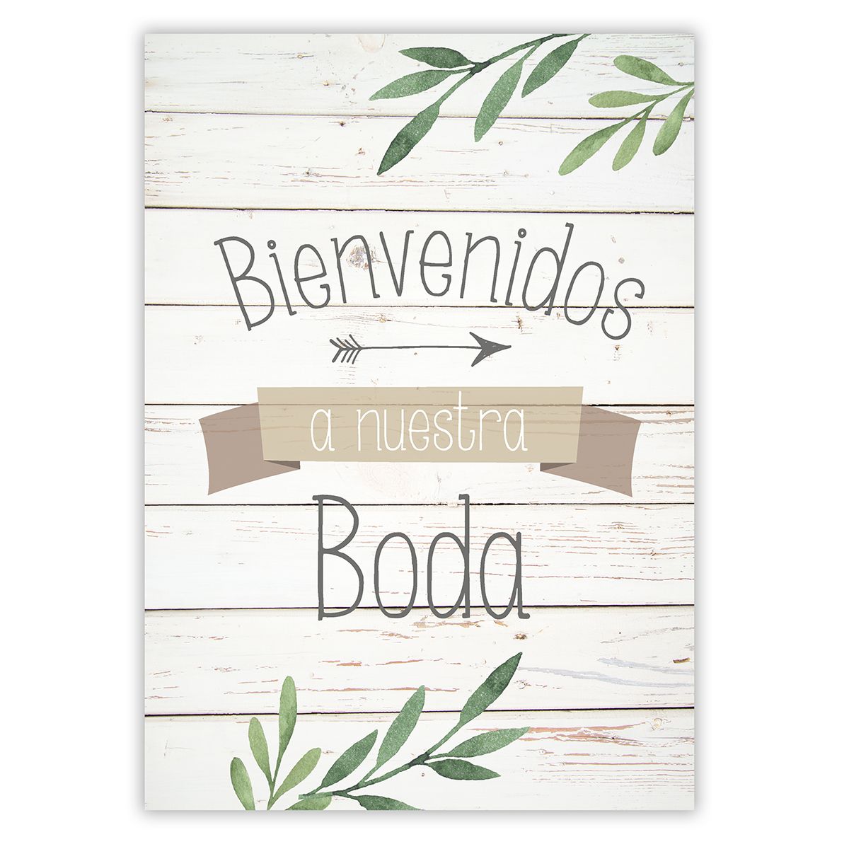 Comprar Cartel Bienvenidos a nuestra Boda