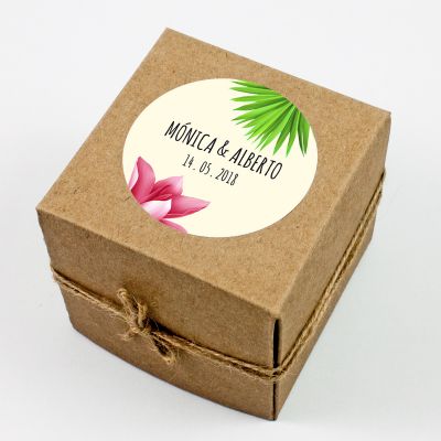 Adhesivo boda Tropical Chalk