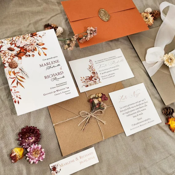 Invitación de boda Afrodita