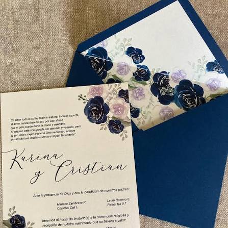 Invitación de boda Granada