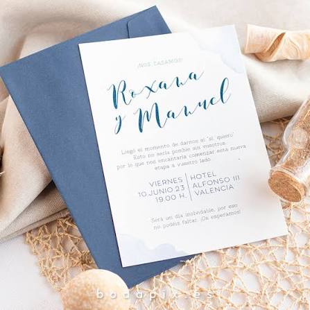 Invitación de boda Villa