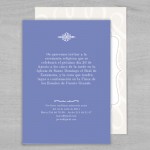 Invitaciones de boda elegantes Caracola texto