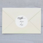Invitaciones de boda elegantes Elena envelope